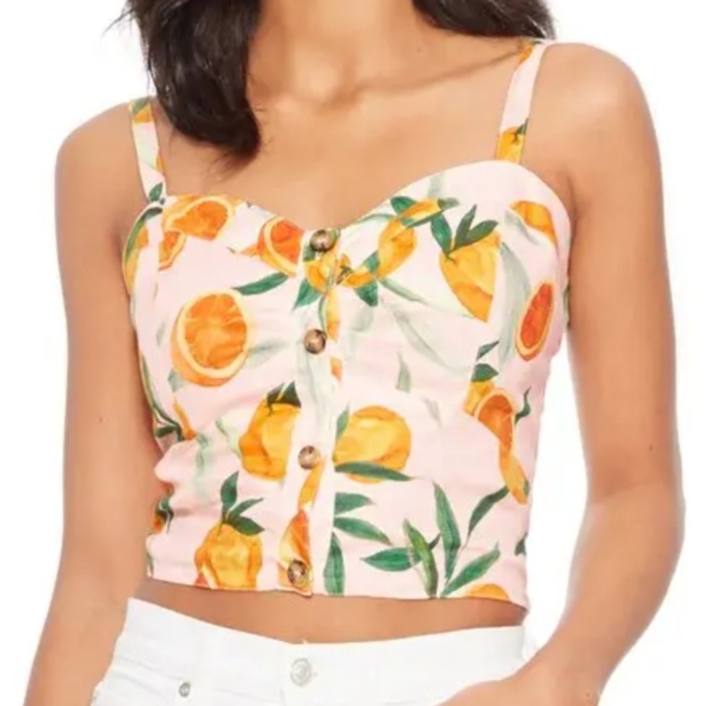 Parker Pink Bustier Tank Top